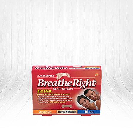 Breathe Right Extra Burun Bantları 10 Adet
