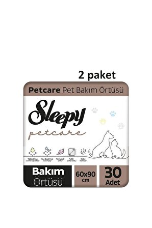 Sleepy Petcare Pet Bakım Örtüsü 60x90 cm 2*30 60 Adet