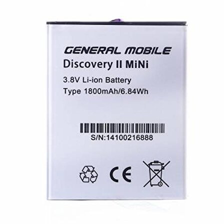 General Mobile Discovery 2 Mini Batarya Pil