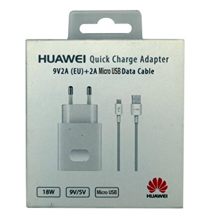 Huawei Micro USB 18 Watt Hızlı Şarj Aleti Beyaz