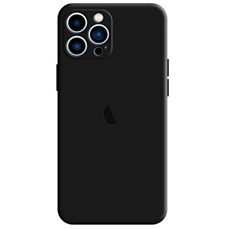Apple iPhone 12 Pro Max Kamera Korumalı Silikon İçi Kadife Lansman Kılıf