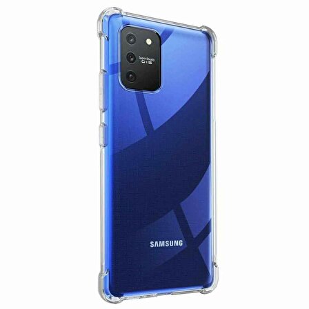 Samsung Galaxy S10 Lite Shock Absorbing Darbe Emicili Şeffaf Silikon Kılıf