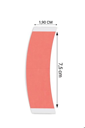 True Tape Red-E Tape Protez Saç Bandı Oval " C Contour" (1,90 cm x 7,5 cm) 36 Adet