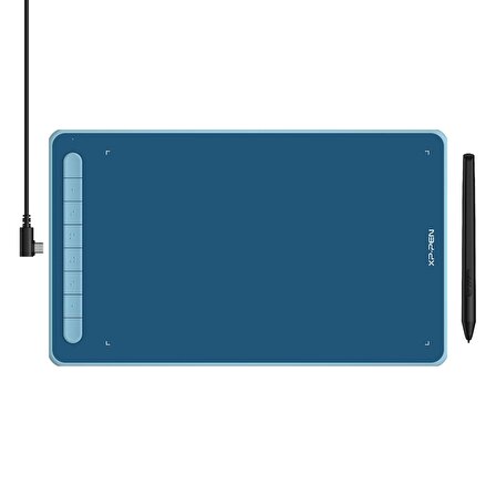 Xp-Pen Deco LW_BE 10.6 inç Grafik Tablet Mavi