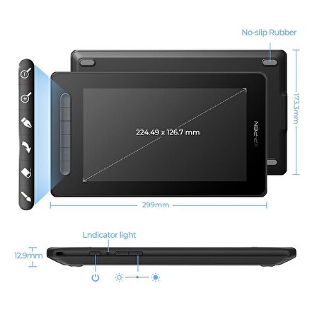 Xp-Pen Artist 10.2 10 inç Grafik Tablet Siyah