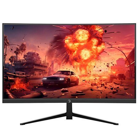 GamePower 24'' Vivid F10 Curved RGB 100Hz 1ms  2x2W Speaker Gaming Monitör (VA Panel)