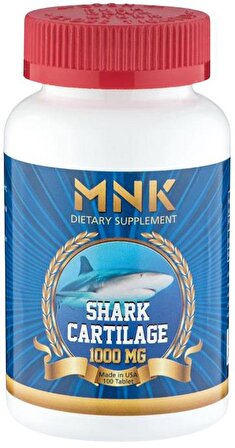 Mnk Shark Cartilage 1000 Mg 100 Tablet Köpek Balığı Kıkırdağı