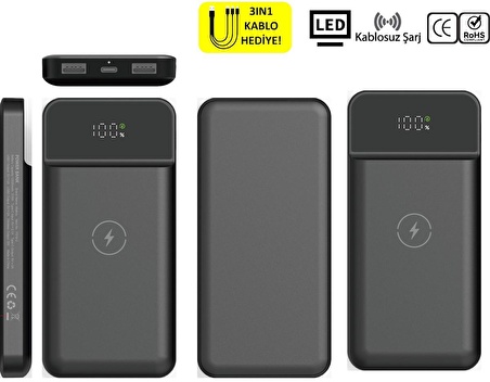 Miaboo P219-2 10000 mAh Hızlı Şarj Powerbank