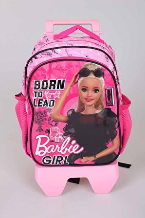 LİSANSLI BARBIE ÇEKÇEKLİ İLKOKUL ÇANTASI