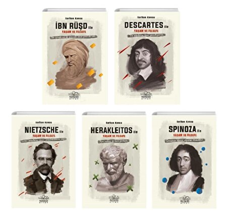 Yaşam ve Felsefe Seti Ciltli 5 Kitap (Herakleitos + Nietzsche + İbn Rüşd + Descartes +Spinoza)