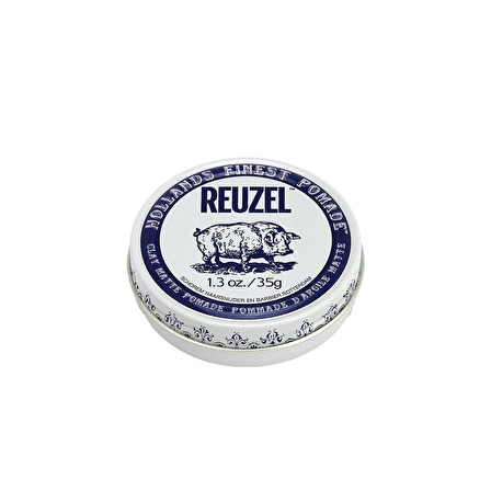 Reuzel Clay Matte Pomade Erkekler için Saç Şekillendirici Krem 35Gr