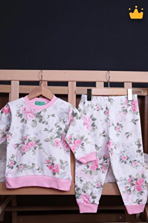 Babyhola 1-6 Yaş Unisex Kız Erkek Çocuk Pijama Takımı Ev Giyim Eşofman Takımı