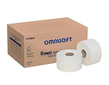 Omnisoft 2 Katlı 12'li İçten Çekmeli Tuvalet Kağıdı