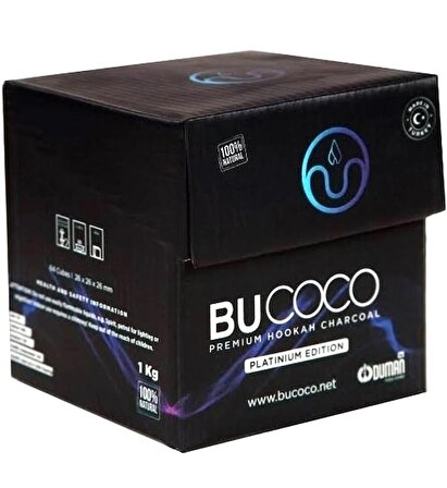 Bucoco Küp Nargile Kömürü 1 kg