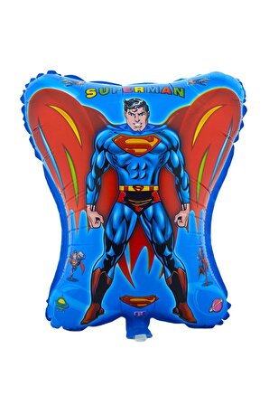 Superman Büyük Boy 42cmx46cm Folyo Balon (helyum) No:28
