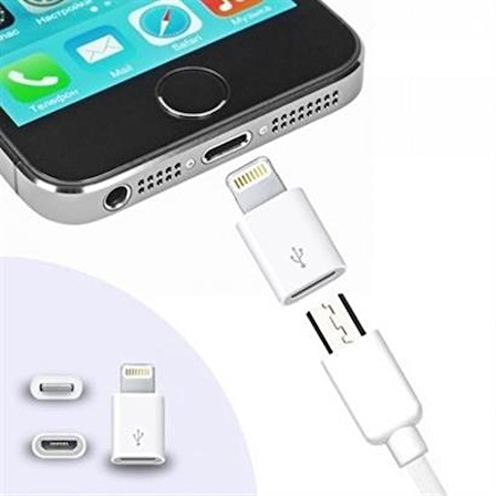 SEFAM HOME Apple iPhone / iPad Micro Usb Dönüştürücü Adaptör OTG Aparat