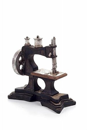 SEFAM HOME Decotown Nostaljik Dekoratif Dikiş Makinesi Biblo Süs Eşyası