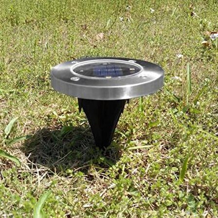 SEFAM HOME Güneş Enerjili Su Geçirmez 4 Ledli Saplamalı Bahçe Lambası Işığı