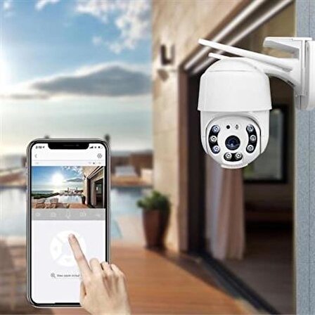 SEFAM HOME 20 MP HD Lens İç Dış Mekan Suya Danıklı IP Wifi Network Güvenlik Kamerası Wifi Kamera