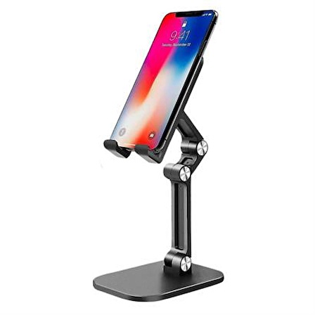 BUFFER® Plastik Ayarlanabilir Kaydırmaz Taban Telefon Tablet Standı