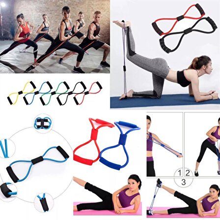 Pilates Ipi Jimnastik Lastiği Egzersiz Bant Yoga Plates Lastik Spor Kondisyon Yoga Mavi