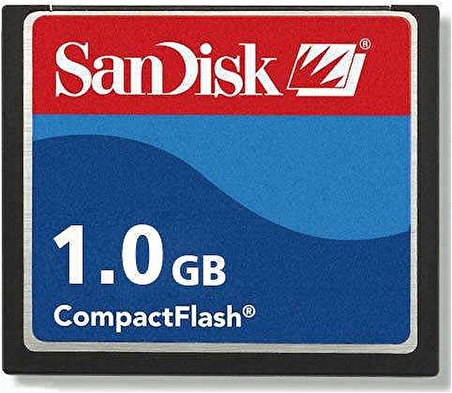 1 GB SANDISK CF COMPACK FLASH KART