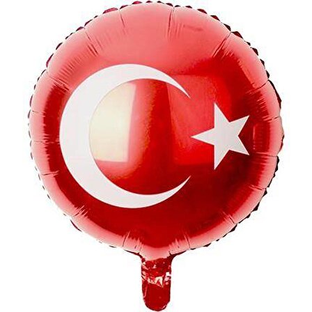 Folyo Balon Türk Bayrağı 18"