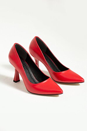 Kadın Topuklu Ayakkabı - Yüksek Topuklu Stiletto Rahat Şık Ve Ince Iş Ayakkabısı Siyah Süet 8.5 cm