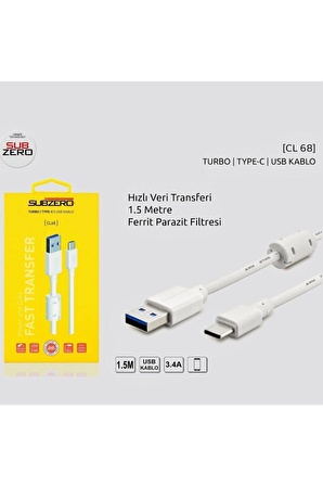 Subzero Cl66 Micro Usb Şarj Ve Data Kablo 1.5m 3.4a