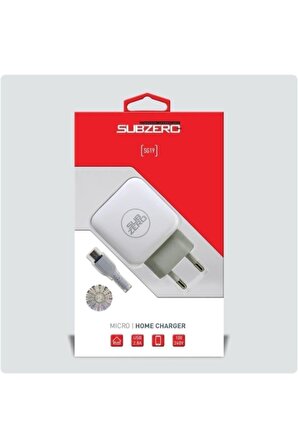 Subzero Micro USB Hızlı Şarj Aleti Beyaz
