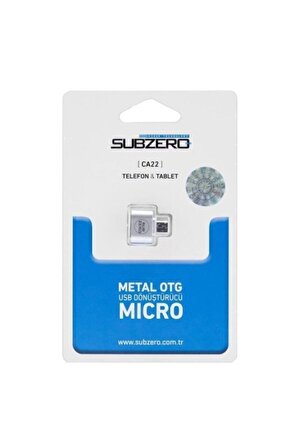 Ca22 Metal Usb Dönüştürücü Micro Otg