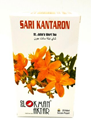 Lokman Aktar Sarı Kantaron Çayı 20 Süzen Poşet