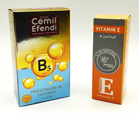 Cemil Efendi Provitamin B5 + Proderm Vitamin E ( 50 ml x 2 )