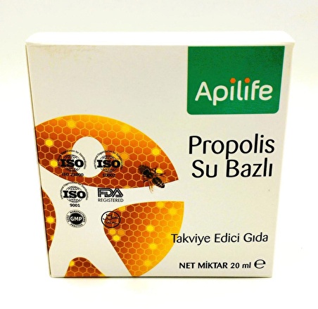 Propolis Su Bazlı 20 ml x 2 adet (% 15 Propolis İçerir)