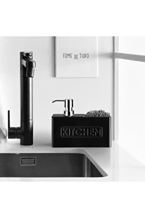 Perotti kitchen sıvı sabunluk 13199 siyah