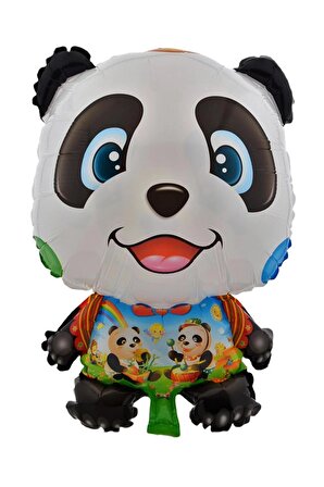 Neşeli Panda Büyük Boy 41cmx54cm Folyo Balon (HELYUM) No:19