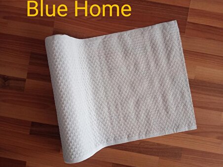 Blue Home Meiwa PVC Dantel Rar-dolap-çekmeçe-Runner Örtüsü /Ebat: 50 cm x 5 mt -HASIR DESEN2