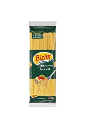 Bizim Spagetti Makarna (500gr) 5 Adet