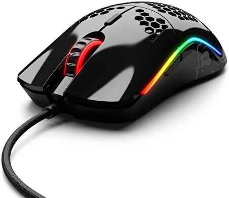 Glorious Model O Mouse Kablolu Parlak Siyah RGB Oyuncu Mouse GO-Gblack