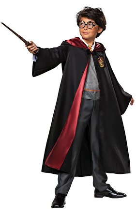 Harry Potter Gryffindor Cübbe Çocuk Boy - Harry Potter Kostümü 5-6 Yaş