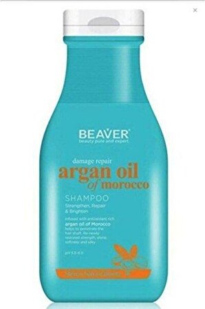 Beaver Damege Repair Tüm Saçlar İçin Canlandırıcı Argan Yağlı Şampuan 350 ml