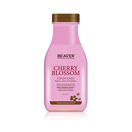 Beaver Cherry Blossom Canlandırıcı Tüm Saç Tipleri İçin Saç Kremi 350 ml