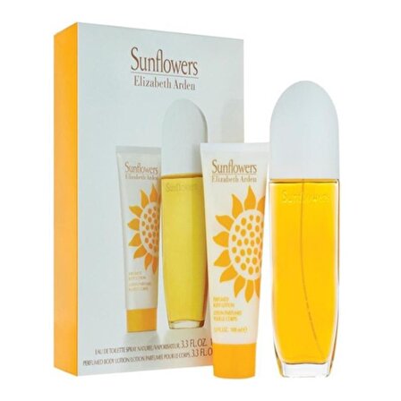 Elizabeth Arden Sunflowers EDT Sprey 100ML + Perfumed Body Lotion 100ML Kadın Parfüm