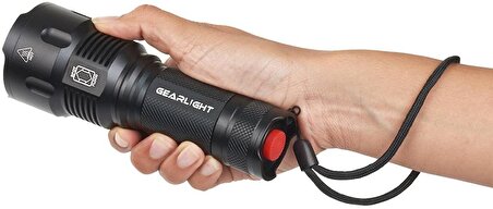 GearLight S1200 Yüksek Güçlü LED Taktik El Feneri
