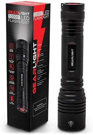 GearLight S2000 Yüksek Güçlü LED Taktik El Feneri