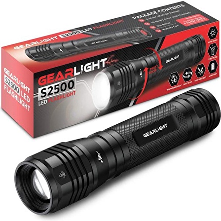 GearLight S2500 LED Taktik El Feneri