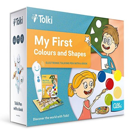 Tolki My First Colours and Shapes Electronic Talking Pen with a Book