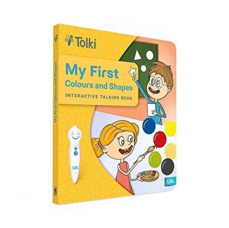 Tolki My First Colours and Shapes Electronic Talking Pen with a Book