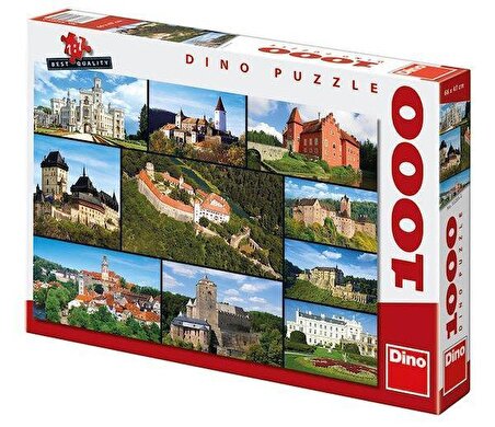 Dino Puzzle 1000 Parça Castles Puzzle