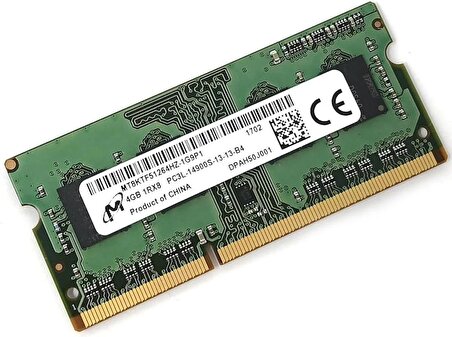 Micron mt8ktf51264hz-1g9p1 Non ECC pc3 14900 1866 MT 1.35 V 4 GB ddr3 SDRAM Notebook Ram Bellek